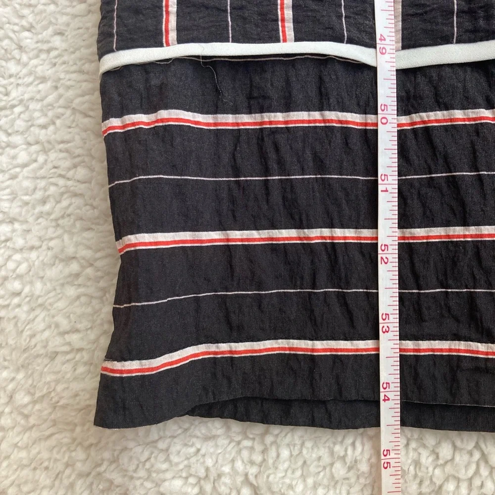 Vince Camuto Women's spaghetti strap black wide leg striped jumpsuit, Sz M - Picture 11 of 17